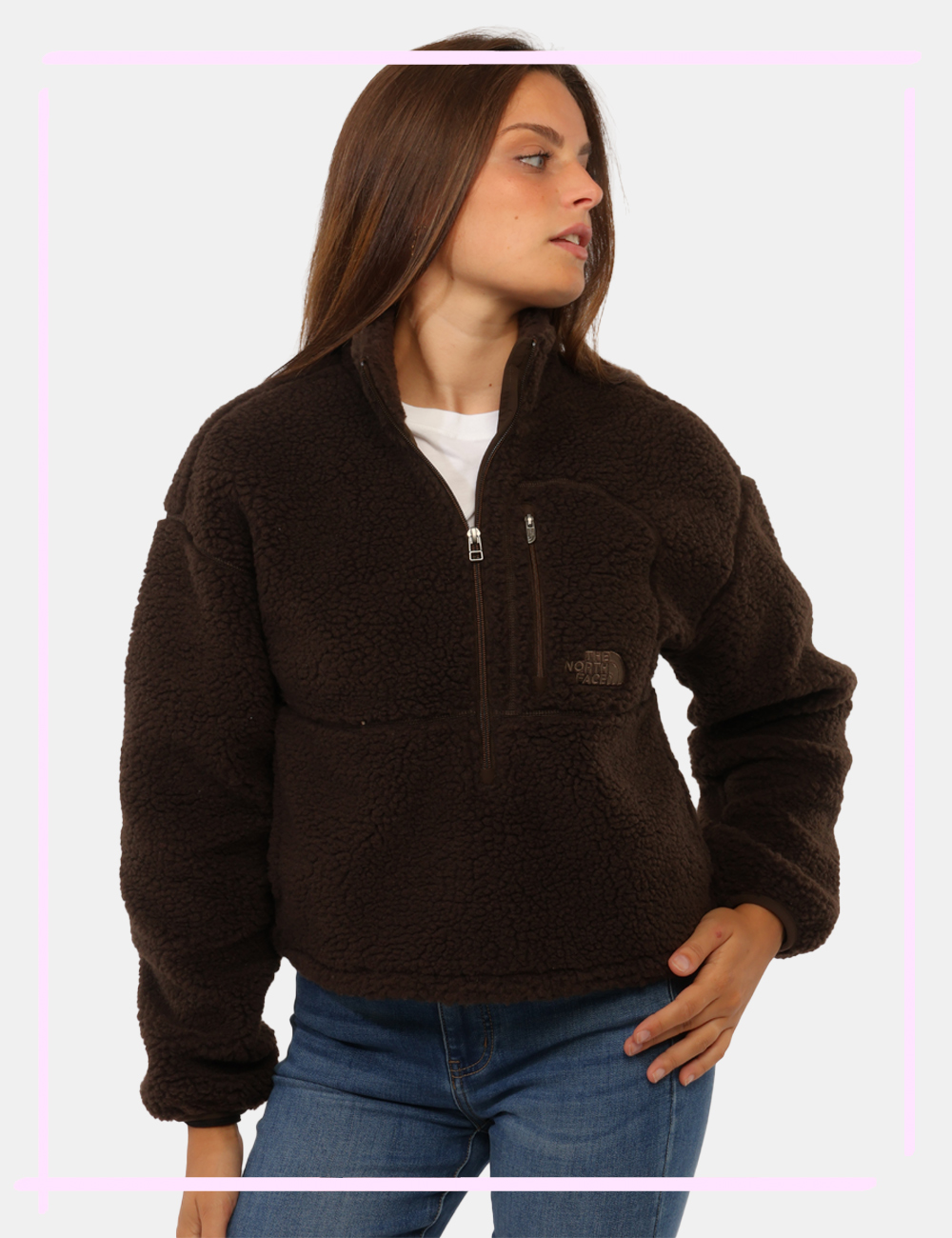 NF0A8KQZNMFS-V-CC_MARRONE_AI26_1 Giacca The North Face Marrone tg.S - Giacca THE NORTH FACE Marrone da donna La Giacca THE NORTH FACE Marrone è il capo perfe