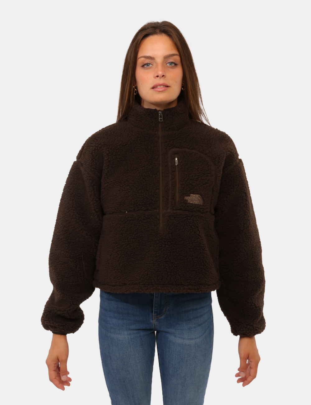 NF0A8KQZNMFS-V-CC_MARRONE_AI26_5 Giacca The North Face Marrone tg.S - Giacca THE NORTH FACE Marrone da donna La Giacca THE NORTH FACE Marrone è il capo perfe