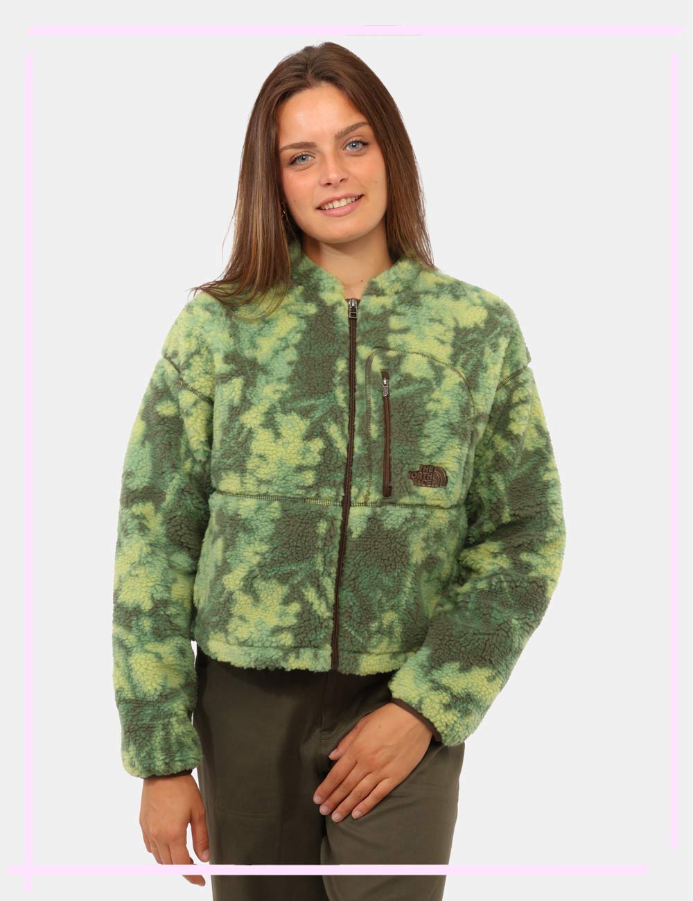 NF0A8KR0T2ZS-V-CC_VERDE_AI26_1 Giacca The North Face Verde tg.S - Giacca THE NORTH FACE Verde da donna La Giacca THE NORTH FACE Verde è la scelta ideale pe