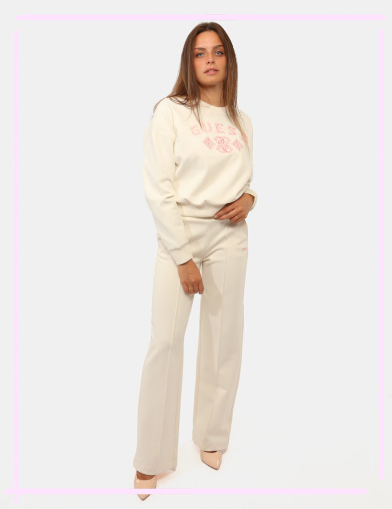 Abbigliamento donna scontato - Pantalone Guess Bianco tg.S