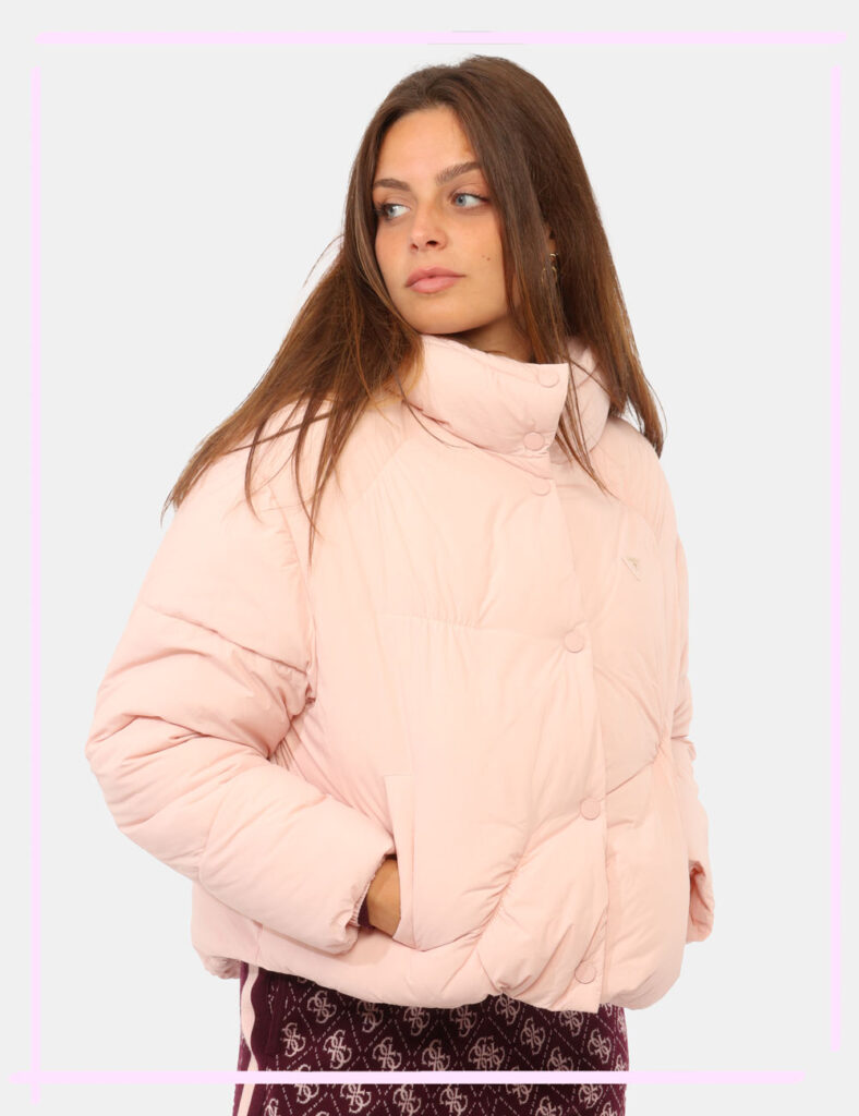 Abbigliamento donna scontato - Piumino Guess Rosa tg.S