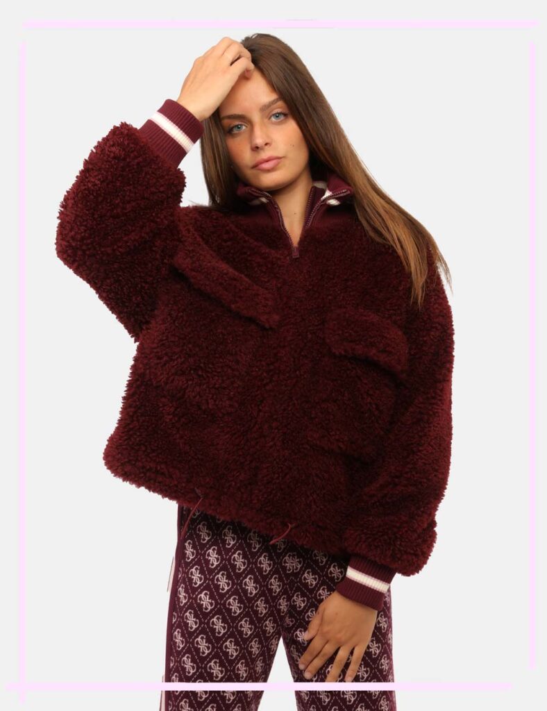 Abbigliamento donna scontato - Giacca Guess Bordeaux tg.S