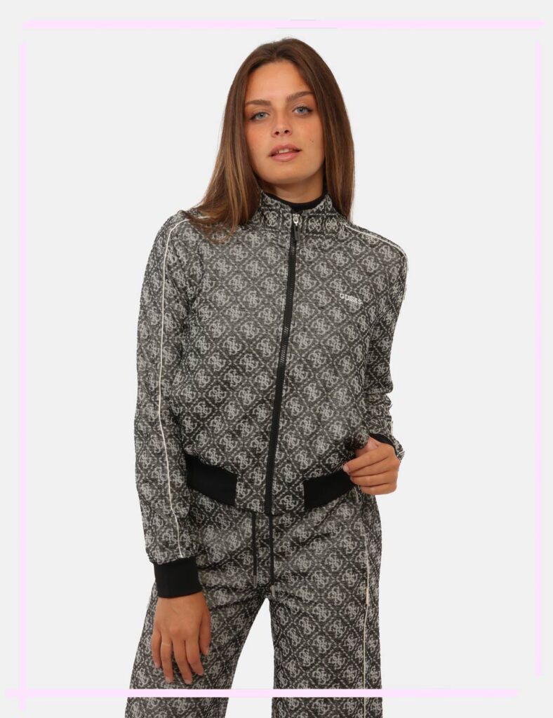 Abbigliamento donna scontato - Felpa Guess Nera tg.S