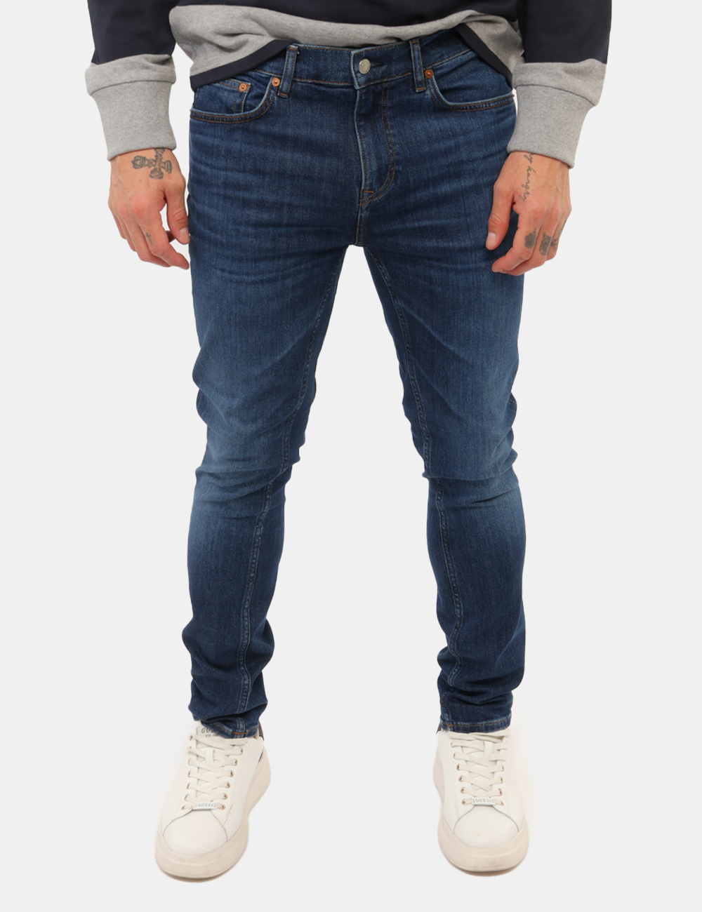 1000010-D-CC_BLU_AI26_5 Jeans Gant Blu tg.33 - Jeans GANT Blu da uomo I Jeans GANT Blu da uomo sono la scelta ideale per chi desidera un capo versat
