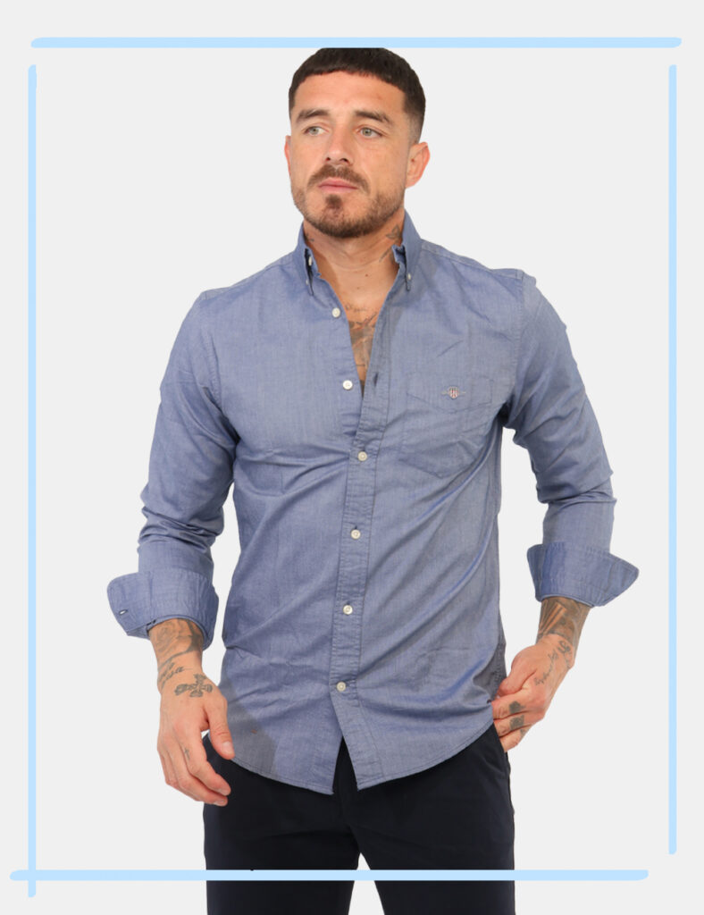 Camicia Gant Azzurra tg.S