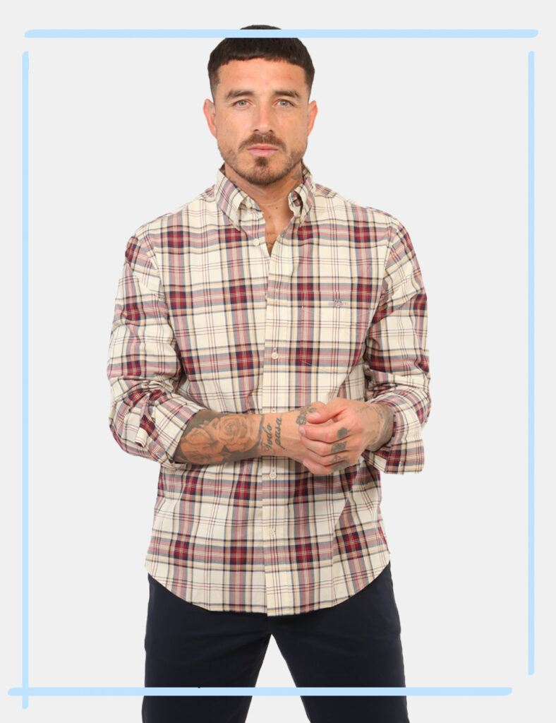 Camicia Gant Bordeaux tg.M
