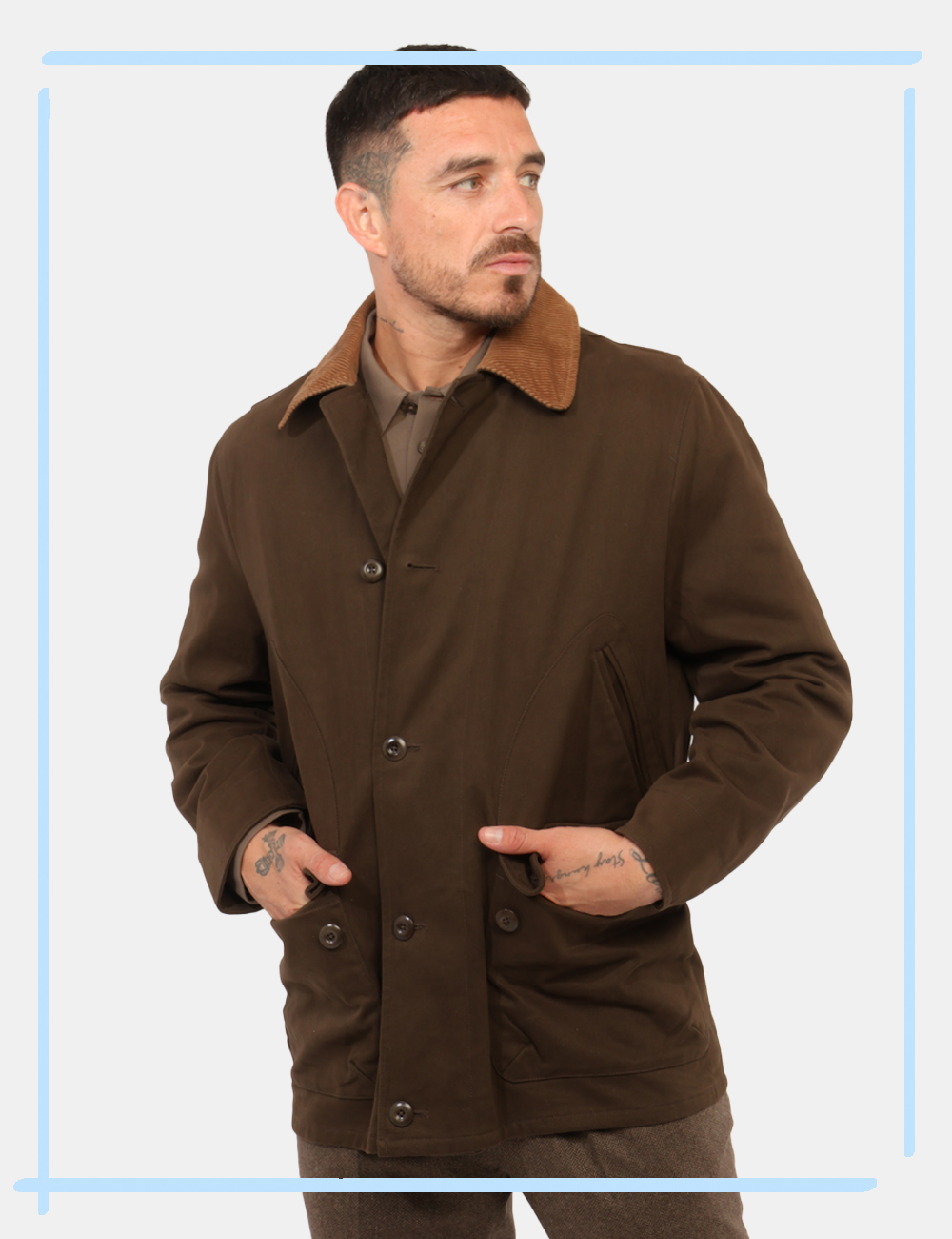 7006671-D-CC_MARRONE_AI26_1 Giacca Gant Marrone tg.M - Giacca GANT Marrone da uomo La Giacca GANT Marrone da uomo è il capo perfetto per chi cerca un eq