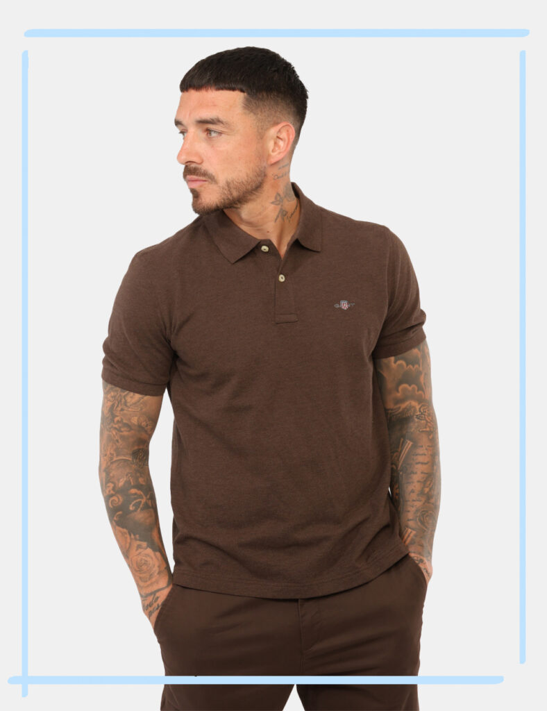 Polo Gant Marrone tg.M