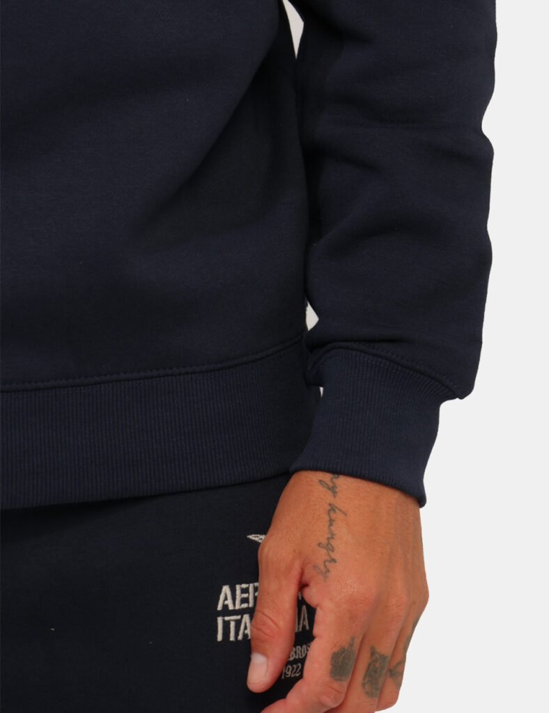Felpa Aeronautica Italiana Blu