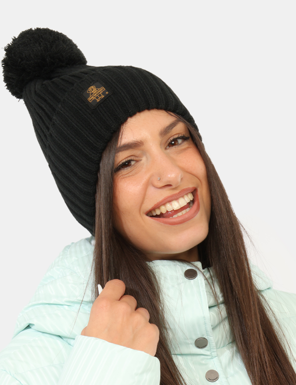 B22518-M-CC_NERO_AI26_1 Cappello Refrigiwear Nero - Cappello Refrigiwear Nero da donnaIl Cappello REFRIGIWEAR è un accessorio versatile e confortevo