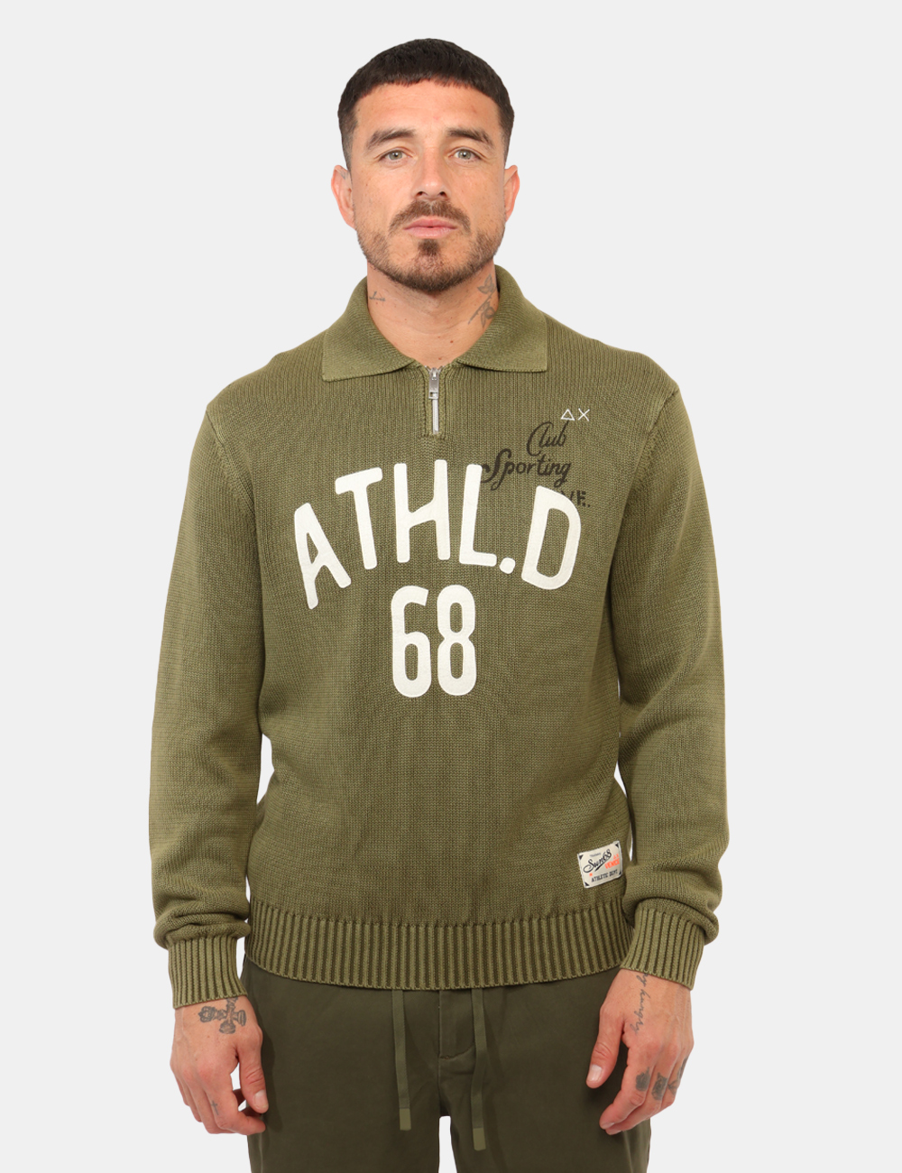 CPK46187-N-CC_VERDE_AI26_4 Maglia Sun68 Verde tg.L - Maglia SUN68 Verde da uomo La Maglia SUN68 Verde è un capo versatile e contemporaneo, perfetto per