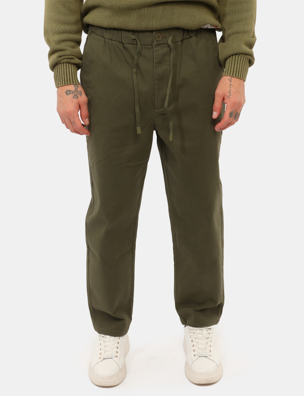 CPP46102-N-CC_VERDE_AI26_5 Pantalone Sun68 Verde tg.L - Pantalone SUN68 Verde da uomo Il Pantalone SUN68 Verde è la scelta perfetta per chi cerca un ca