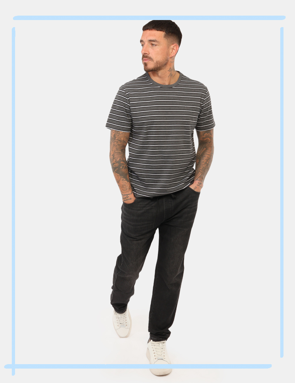 CPP46107-N-CC_GRIGIO_AI26_1 Pantalone Sun68 Nero tg.L - Pantalone SUN68 Nero da uomo Il Pantalone SUN68 Nero è il capo ideale per chi desidera unire com