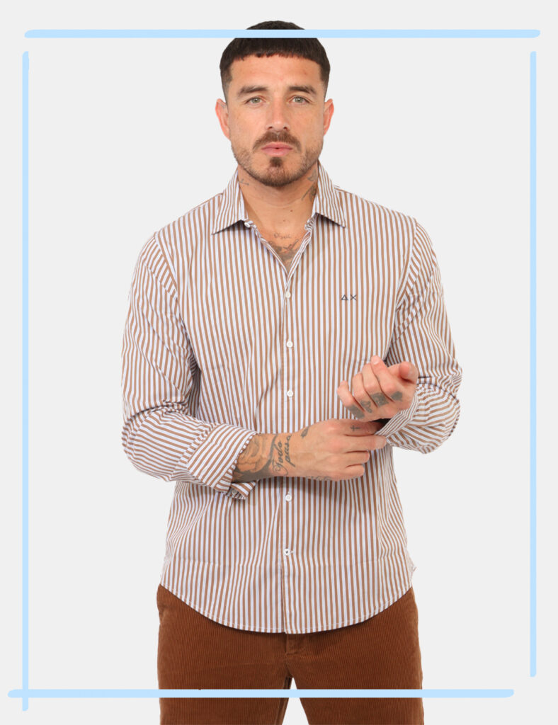 Camicia Sun68 Beige tg.L