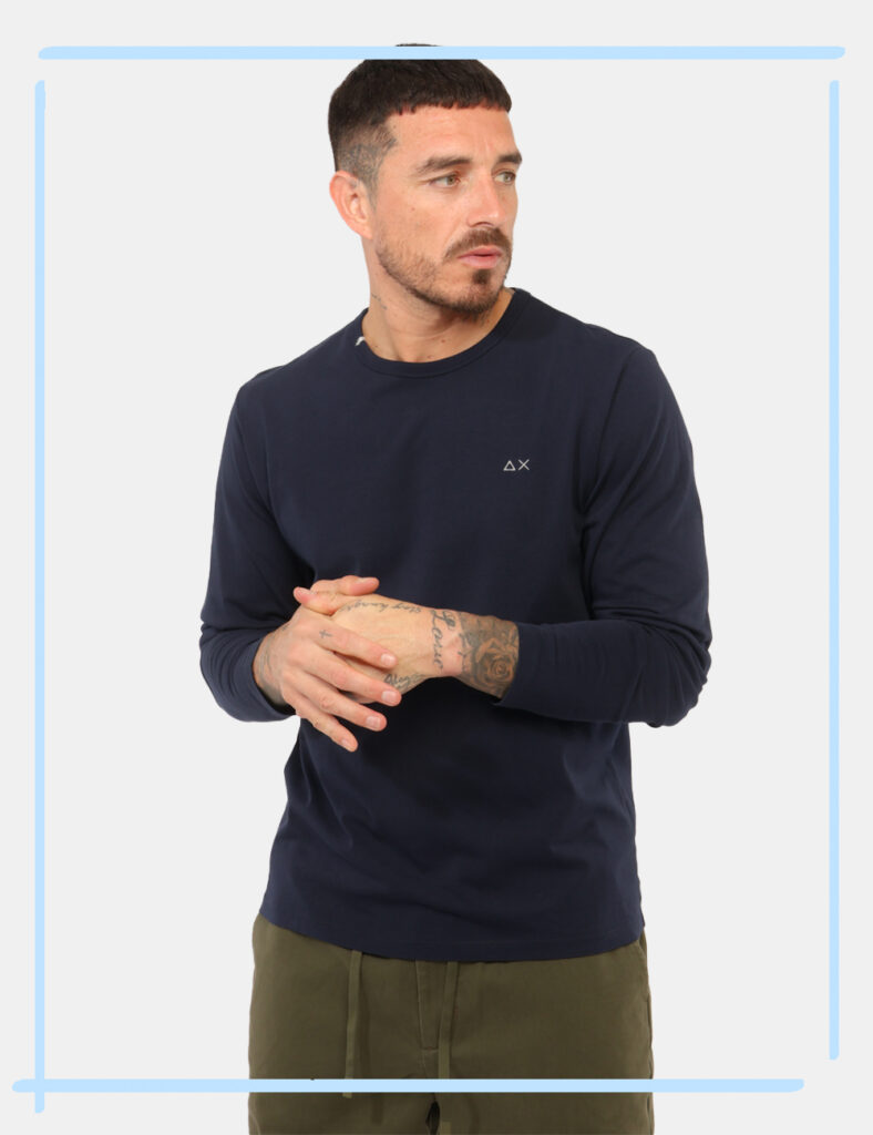 T-shirt Sun68 Blu tg.L