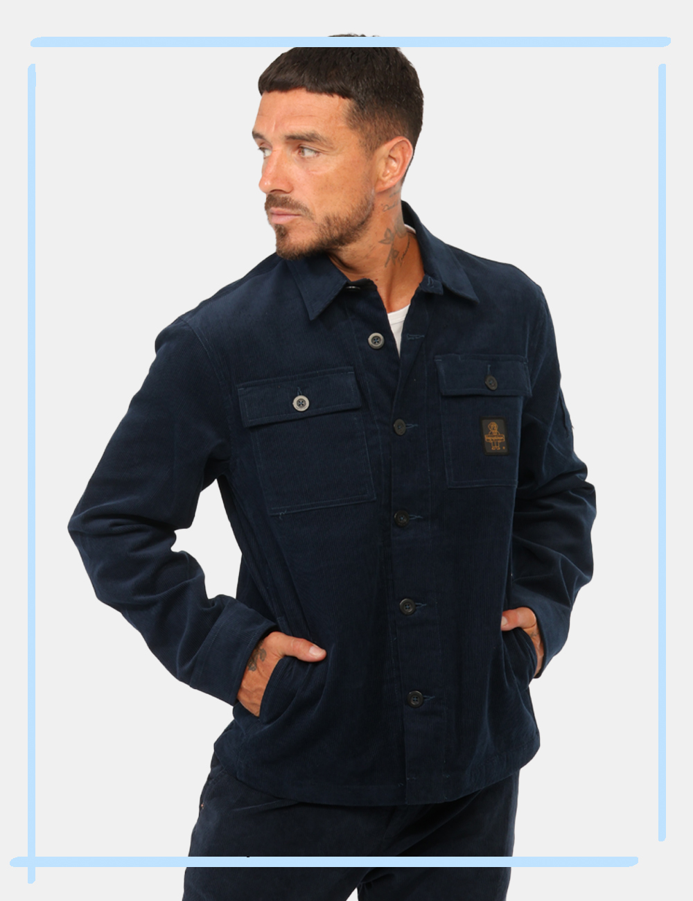 CT1830-0CT0511-M-CC_BLU_AI26_1 Camicia Refrigiwear Blu tg.L - Camicia Refrigiwear Blu da uomoLa Camicia REFRIGIWEAR è un capo versatile dal carattere casua