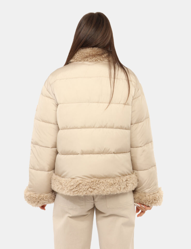 Abbigliamento donna scontato - Piumino Save The Duck Beige tg.S