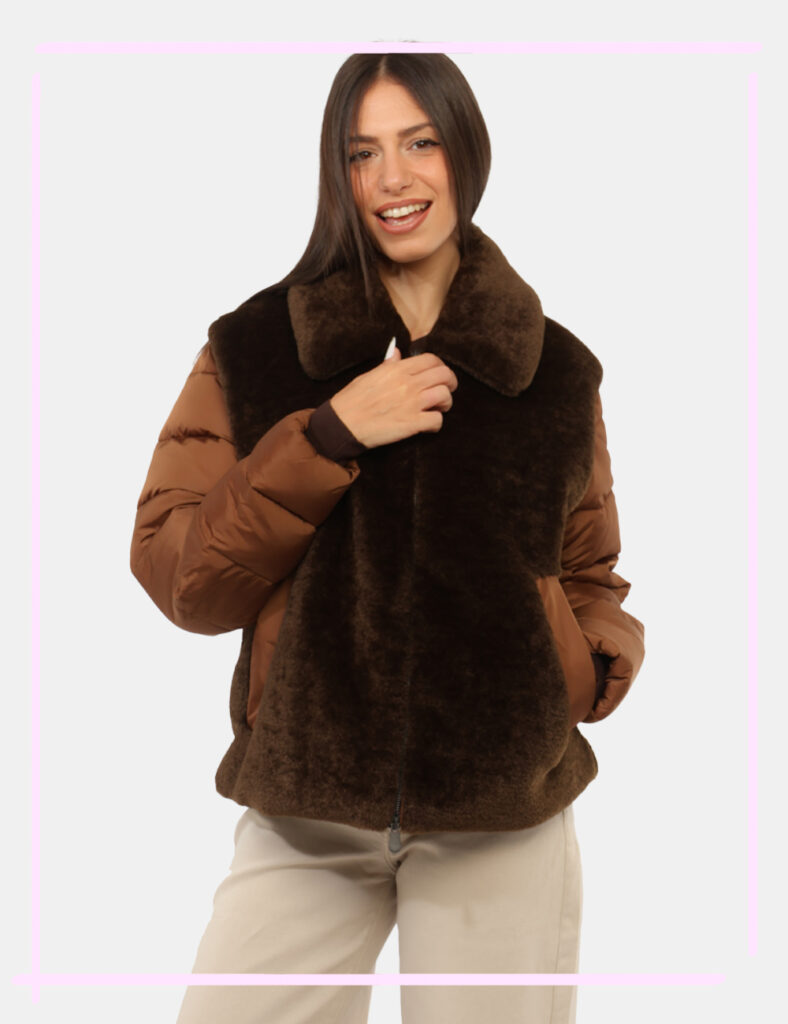 Abbigliamento donna scontato - Piumino Save The Duck Marrone tg.S