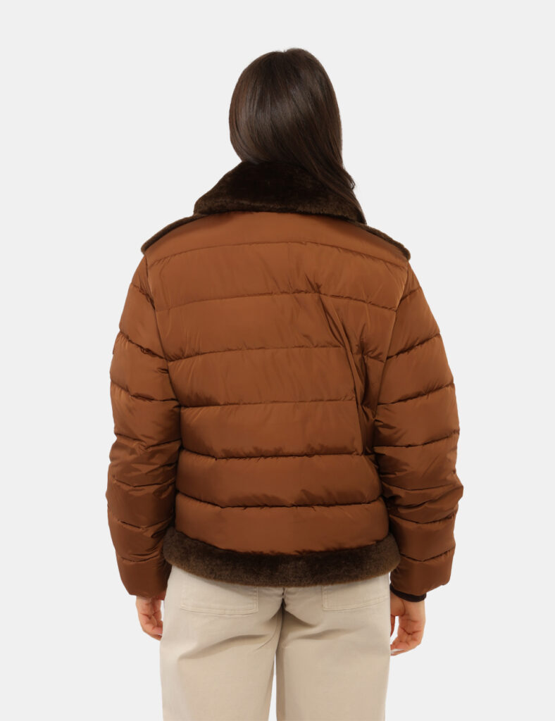Abbigliamento donna scontato - Piumino Save The Duck Marrone tg.S