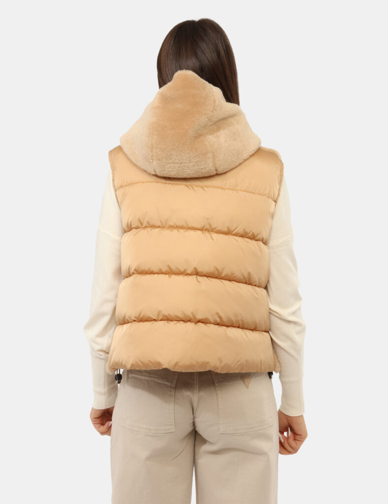 Abbigliamento donna scontato - Smanicato Save The Duck Beige tg.S