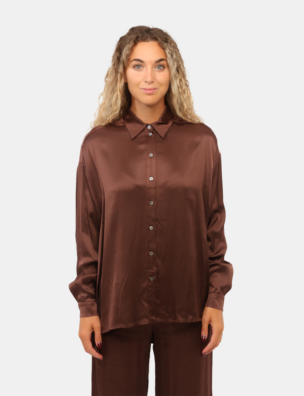 DC5014-D-CC_MARRONE_AI26_7 Camicia Ottod'Ame Marrone tg.S - Camicia Ottod'Ame MarroneLa Camicia Ottod'Ame Marrone è un capo raffinato e versatile, pens