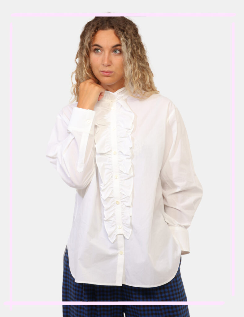 Camicia Ottod'Ame Bianca tg.S - Camicia Ottod'Ame BiancaLa Camicia Ottod'Ame Bianca è un capo intramontabile che interpreta