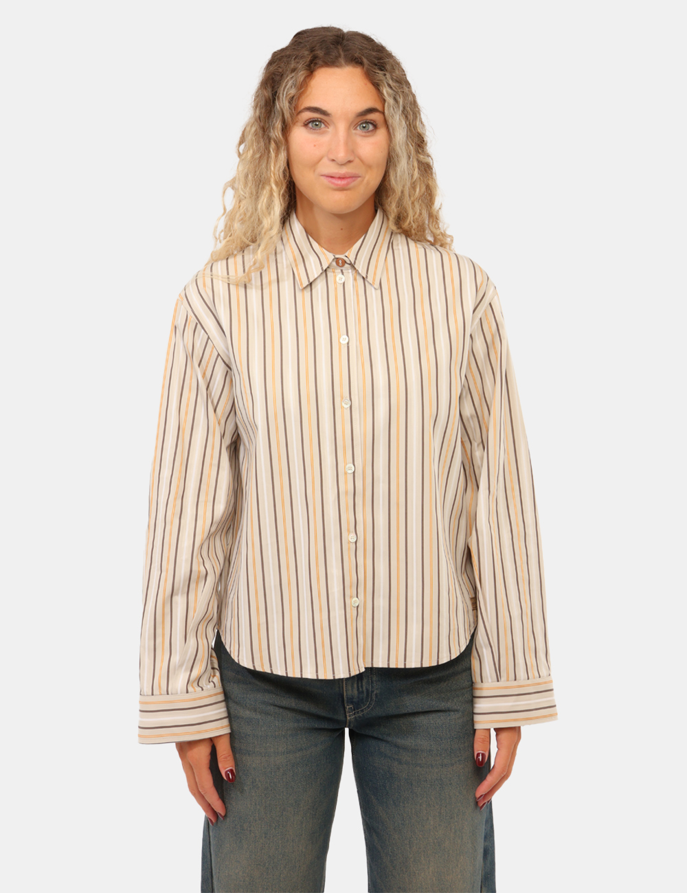 DC5325-D-CC_BEIGE_AI26_06 Camicia Ottod'Ame Beige tg.S - Camicia Ottod'Ame BeigeLa Camicia Ottod'Ame Beige è un capo dallo stile contemporaneo, ideale