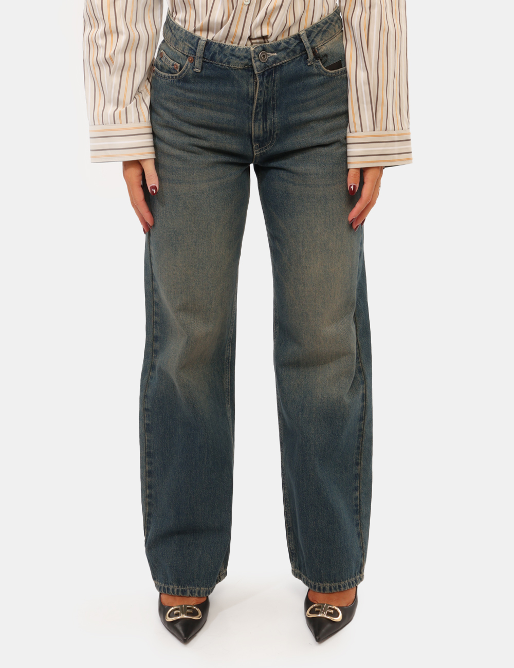 DP0081-D-CC_BLU_AI26_06 Jeans Ottod'Ame Blu tg.27 - Jeans Ottod'Ame BluI Jeans Ottod'Ame Blu sono il capo perfetto per chi desidera un denim dal fas