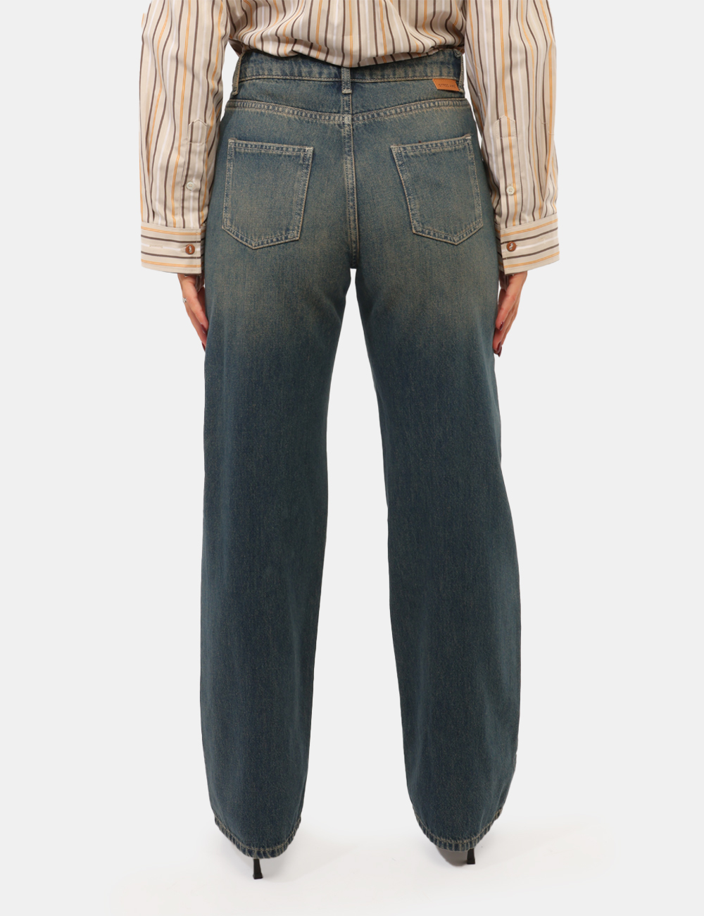 DP0081-D-CC_BLU_AI26_2 Jeans Ottod'Ame Blu tg.27 - Jeans Ottod'Ame BluI Jeans Ottod'Ame Blu sono il capo perfetto per chi desidera un denim dal fas