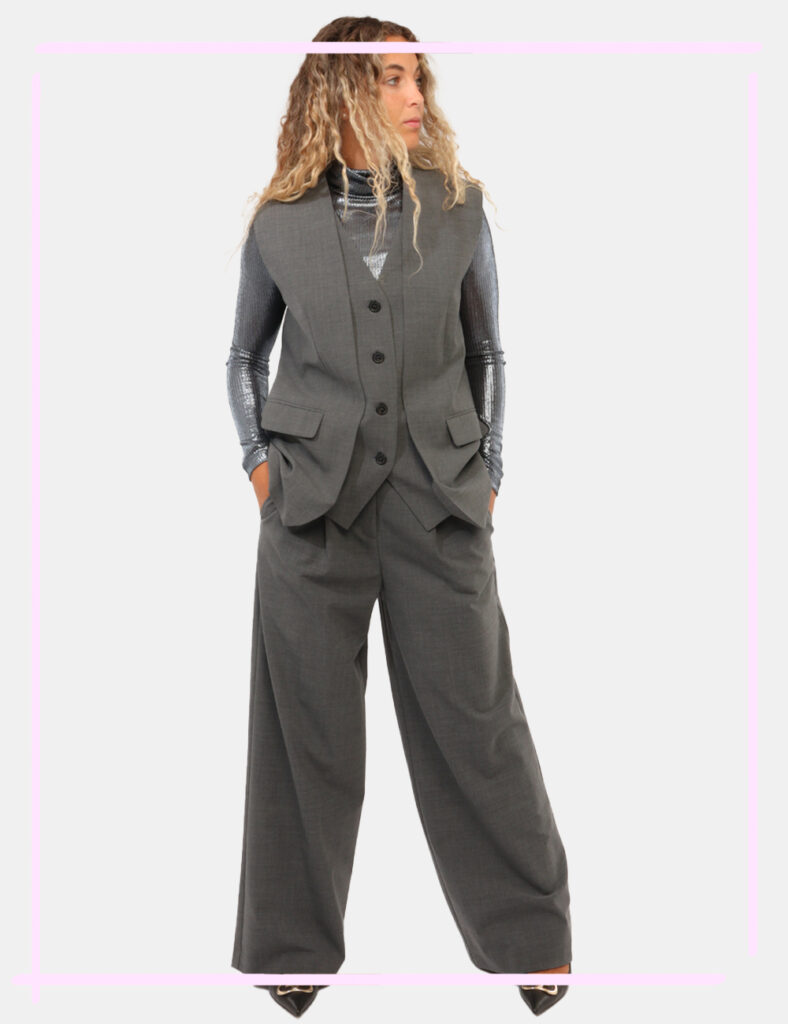 Abbigliamento donna scontato - Pantalone Ottod'Ame Grigio tg.42