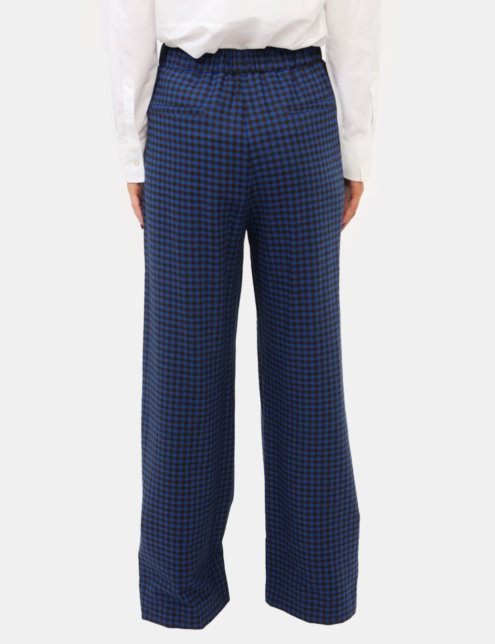 DP0131-D-CC_BLU_AI26_2 Pantalone Ottod'Ame Blu tg.42 - Pantalone Ottod'Ame BluIl Pantalone Ottod'Ame Blu è un capo dal gusto sartoriale che unisce