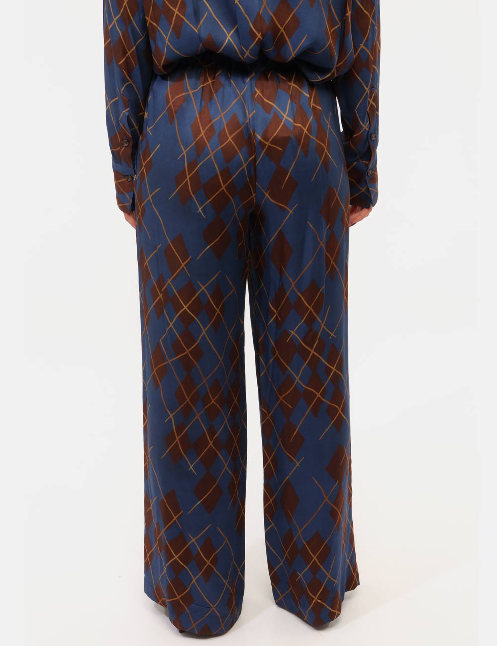DP0145-D-CC_BLU_AI26_02 Pantalone Ottod'Ame Blu tg.42 - Pantalone Ottod'Ame BluIl Pantalone Ottod'Ame Blu è un capo elegante e originale, ideale per