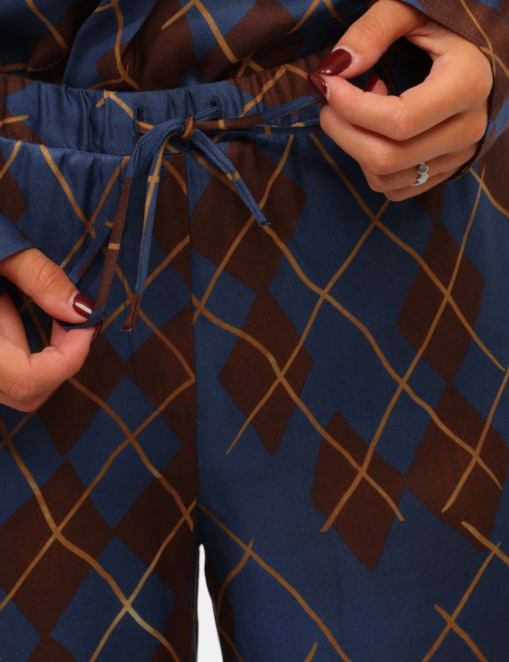 DP0145-D-CC_BLU_AI26_04 Pantalone Ottod'Ame Blu tg.42 - Pantalone Ottod'Ame BluIl Pantalone Ottod'Ame Blu è un capo elegante e originale, ideale per