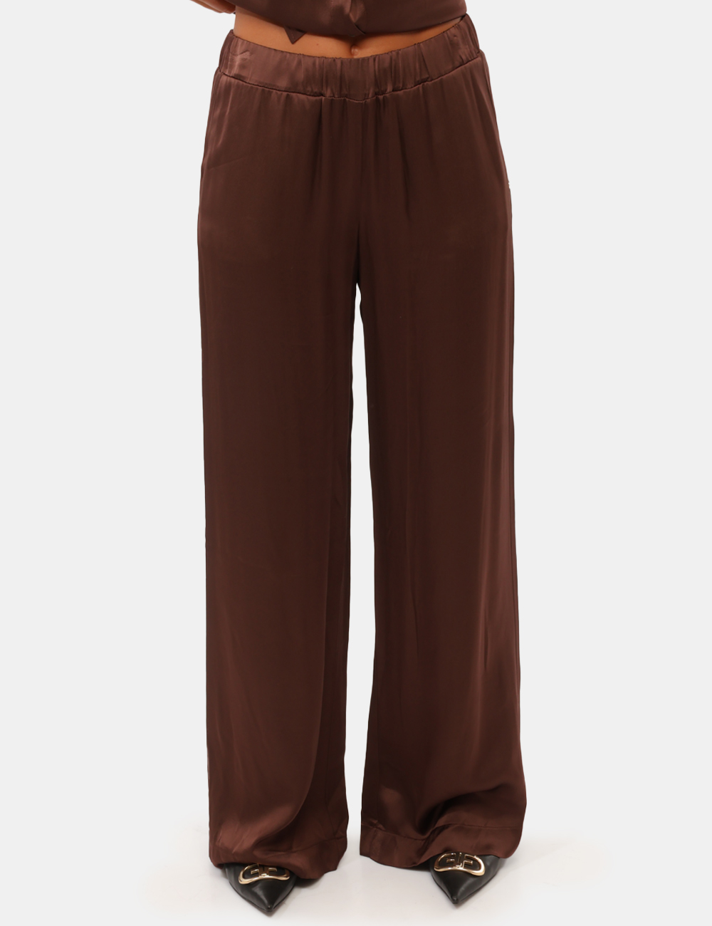 DP9661-D-CC_MARRONE_AI26_5 Pantalone Ottod'Ame Marrone tg.S - Pantalone Ottod'Ame MarroneIl Pantalone Ottod'Ame Marrone è un capo versatile e raffinato