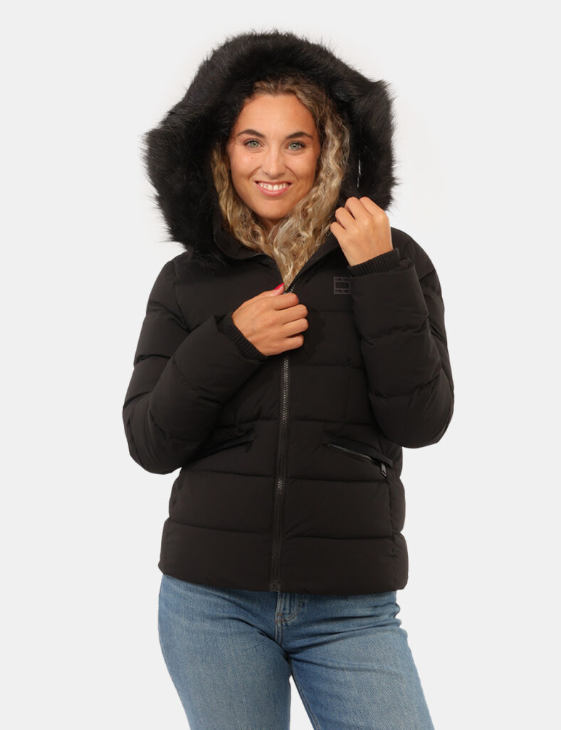 Abbigliamento donna scontato - Piumino Tommy Hilfiger Nero