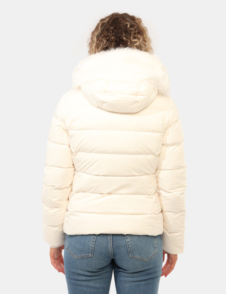 Abbigliamento donna scontato - Piumino Tommy Hilfiger Bianco
