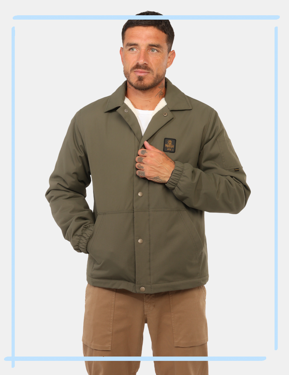 G27200-NY2480-M-CC_VERDE_AI26_1 Piumino Refrigiwear Verde tg.L - Piumino Refrigiwear Verde da uomoIl Piumino REFRIGIWEAR è un capospalla pensato per affront