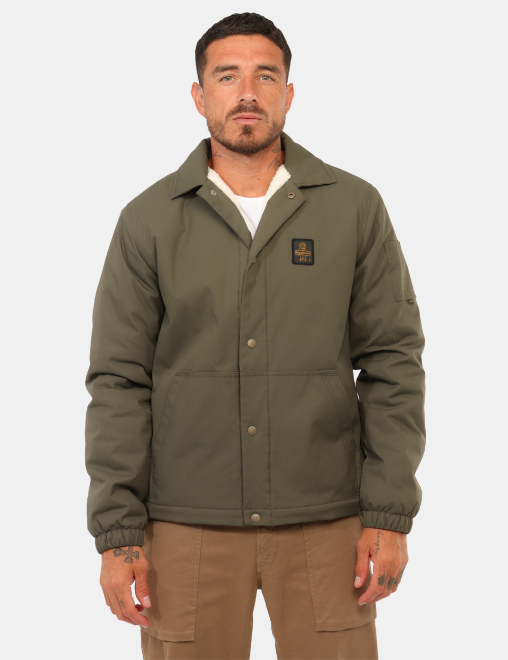 G27200-NY2480-M-CC_VERDE_AI26_7 Piumino Refrigiwear Verde tg.L - Piumino Refrigiwear Verde da uomoIl Piumino REFRIGIWEAR è un capospalla pensato per affront