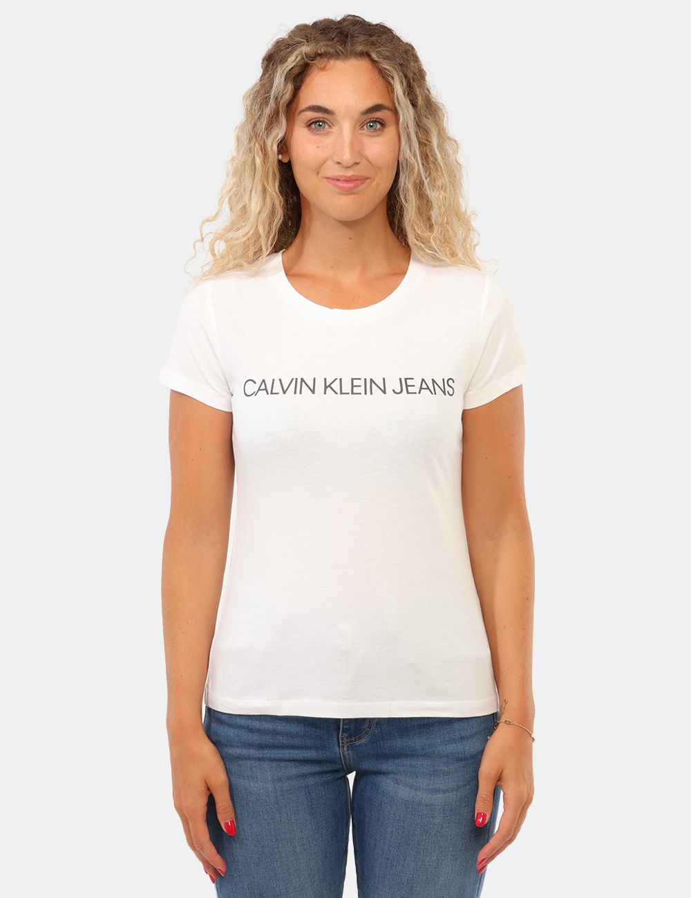 T-shirt Calvin Klein Bianca - immagine 5