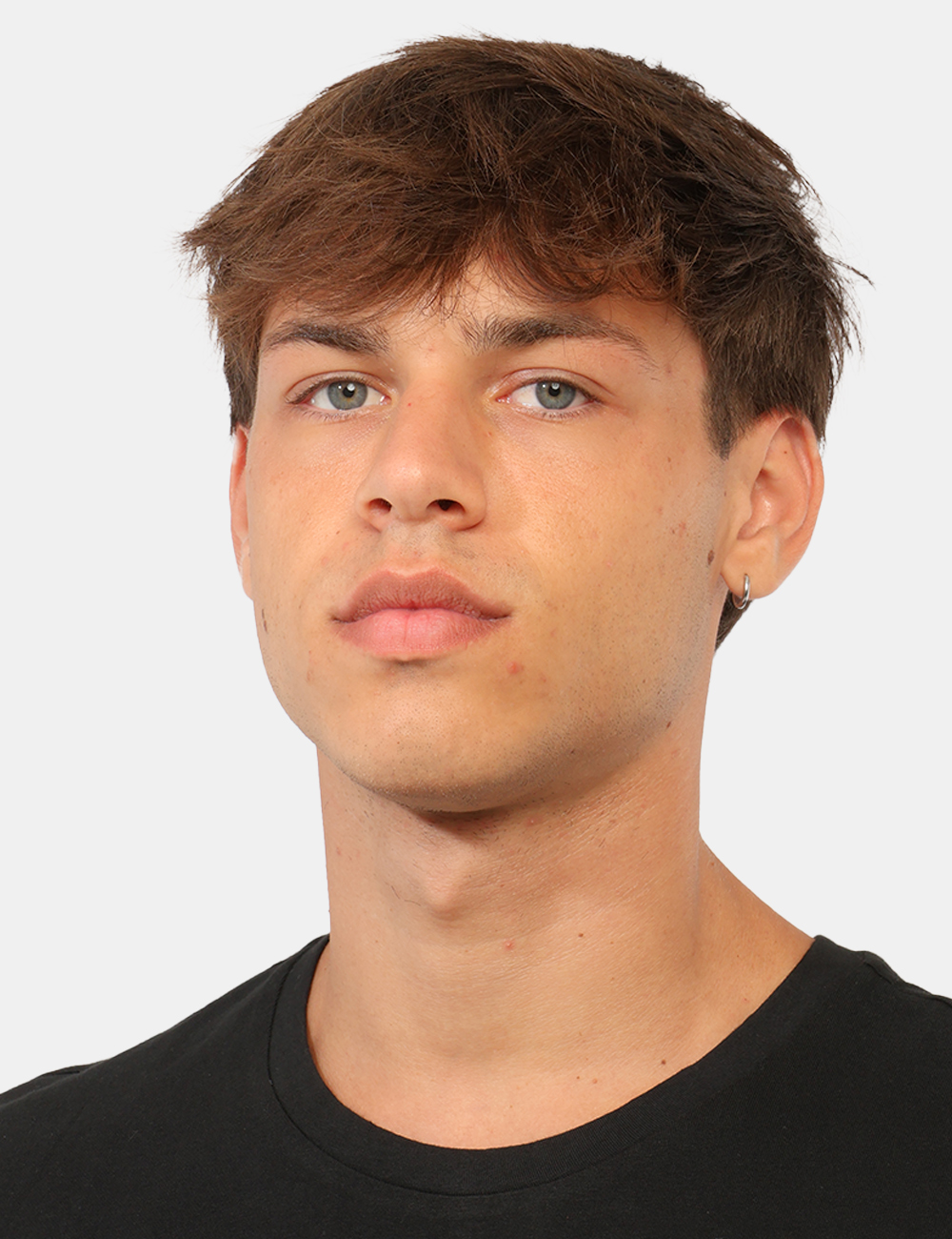 J30J307855-SC_NERO_AI26_4 T-shirt Calvin Klein Nera - T-shirt Calvin Klein Nera da uomo La T-shirt CALVIN KLEIN Nera da uomo è un capo essenziale e ve