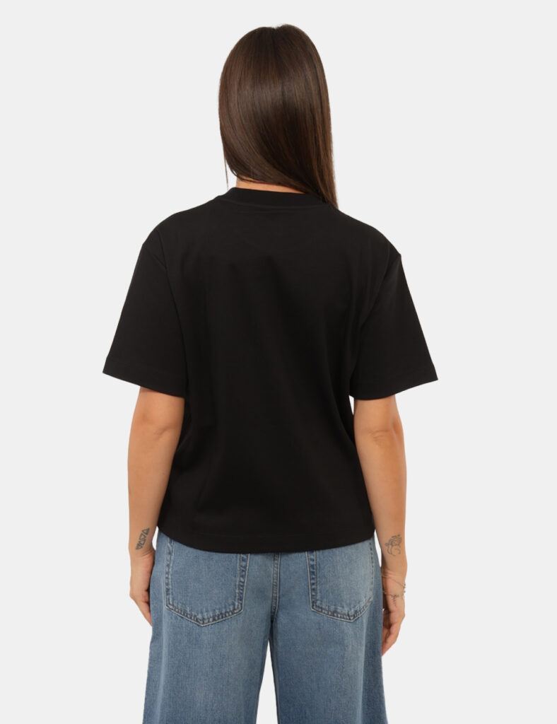 Abbigliamento donna scontato - T-shirt Calvin Klein Nera