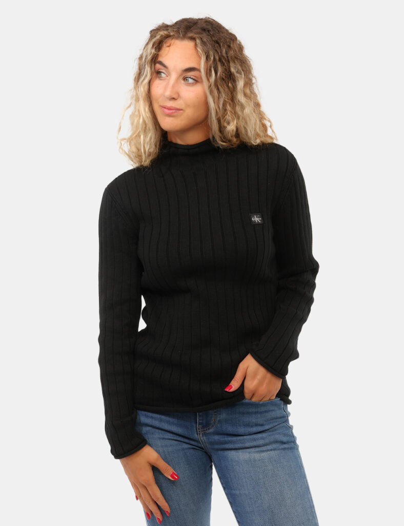 Abbigliamento donna scontato - Maglia Calvin Klein Nera