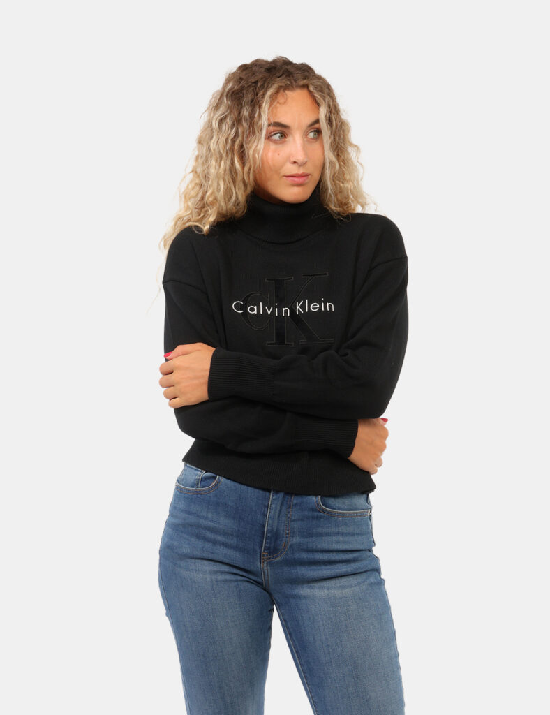 Abbigliamento donna scontato - Maglia Calvin Klein Nera