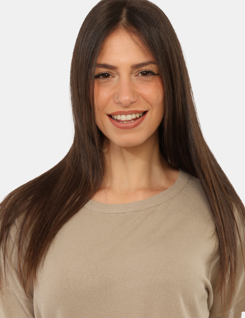 M051-RU00_BEIGE_AI26_04 Maglia Yes Zee Beige - Maglia Yes Zee Beige da donna La Maglia YES ZEE Beige è un capo versatile e femminile, pensato per ac