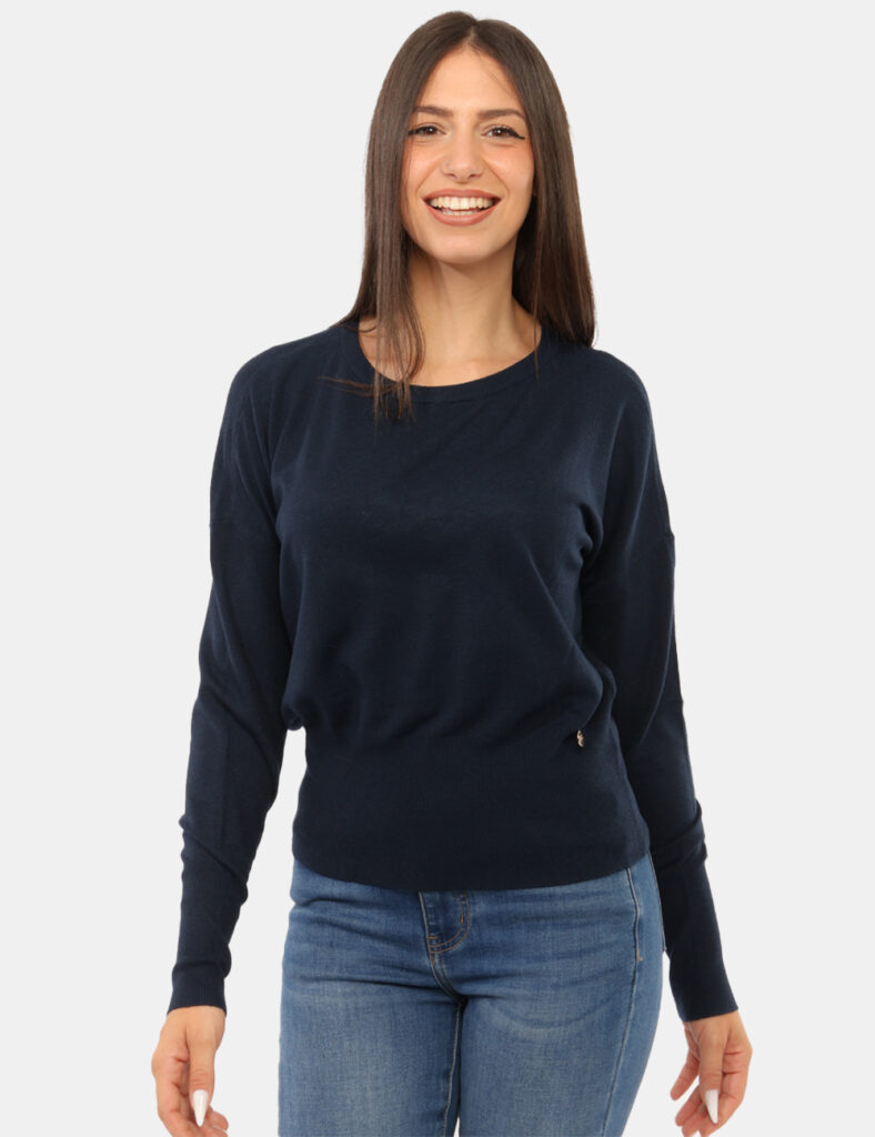 Abbigliamento donna scontato - Maglia Yes Zee Blu