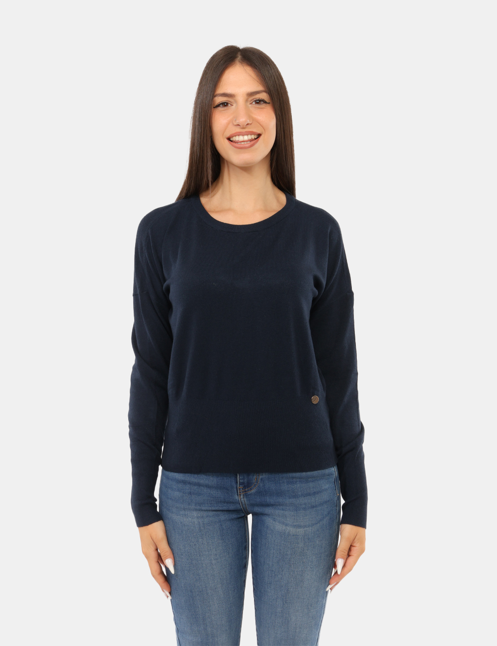 Maglia Yes Zee Blu - Maglia Yes Zee Blu da donna La Maglia YES ZEE Blu è un capo versatile e femminile, pensato per accompag