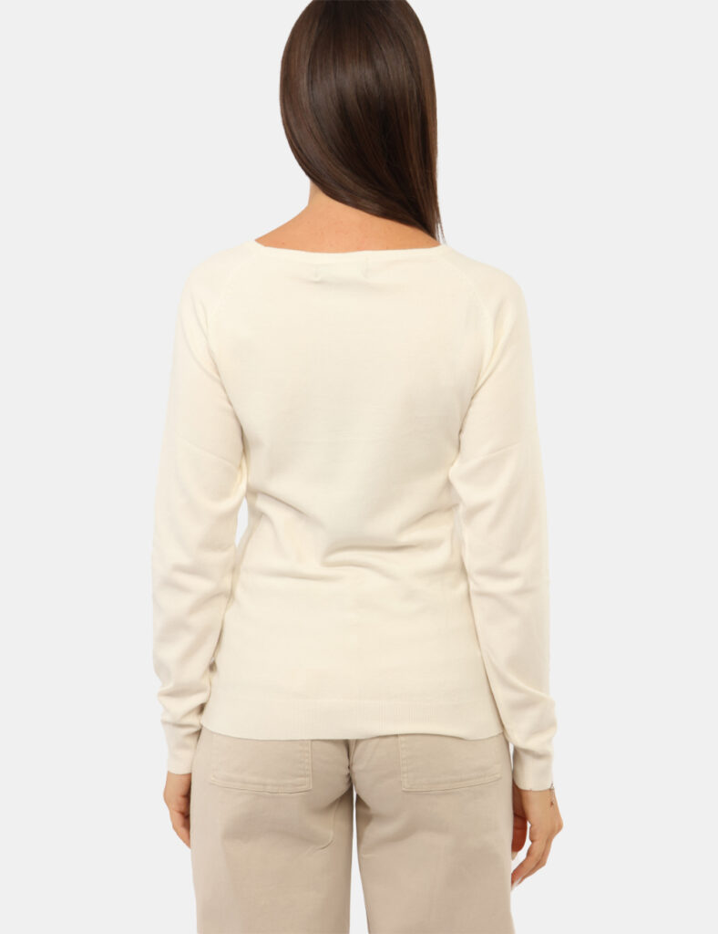 Abbigliamento donna scontato - Maglia Yes Zee Bianca