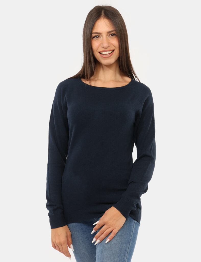 Abbigliamento donna scontato - Maglia Yes Zee Blu