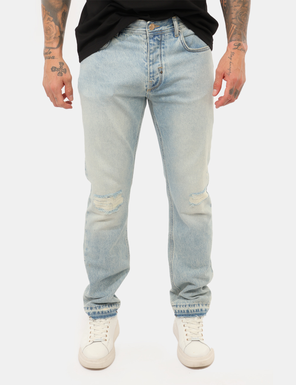MMDT00312FA700169-M-CC_AZZURRO_AI26_5 Jeans Antony Morato Azzurro tg.32 - Jeans ANTONY MORATO Azzurro da uomo Sono il capo ideale per chi ama uno stile casual da