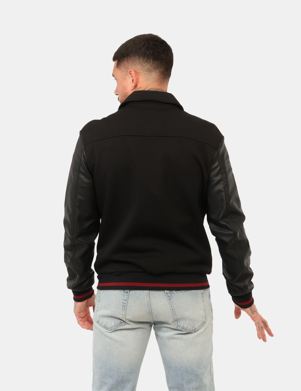 MMFL01147FA150168-M-CC_NERO_AI26_2 Giacca Antony Morato Nera tg.L - Giacca ANTONY MORATO Nera da uomo E’ il capo ideale per chi desidera unire stile urbano e